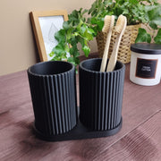 Japandi Zahnbürstenhalter-Set