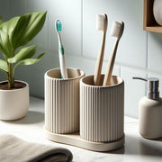 Japandi Zahnbürstenhalter-Set